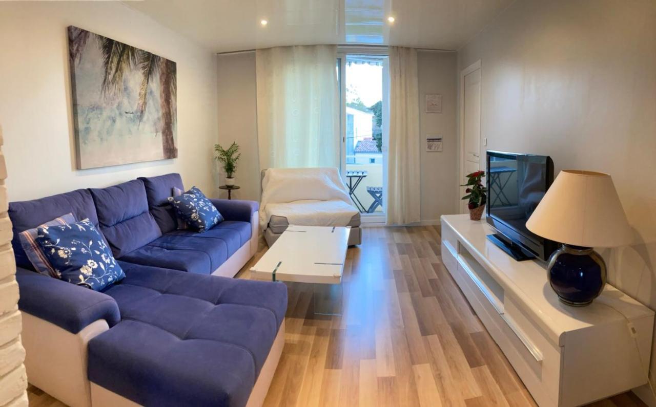"L'Hippocampe", Climatise, 60 M2 , 2 Chambres, Tres Calme, Plage Des Sablettes Et Commerces A 3 Minutes A Pied, Wifi, Parking Gratuit, Lit King Size 라센느쉬르메르 외부 사진